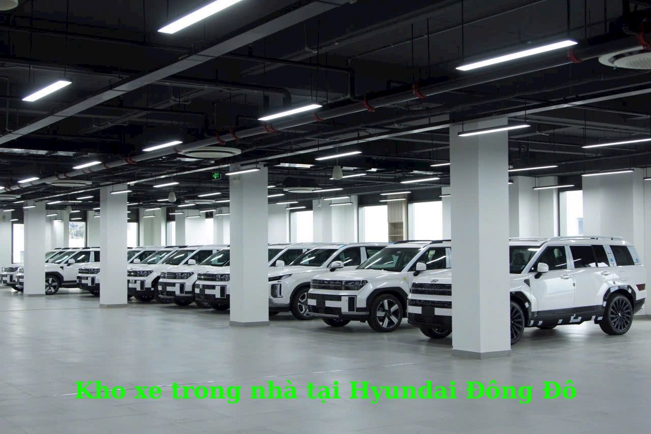 Kho xe trưng bày Hyundai Đông Đô – đầy đủ mẫu xe, giao nhanh trong tháng 9/2025